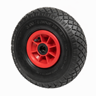Колесо пневматическое 3.00-4 – надувное колесо для тачки, тележки, садового оборудования
