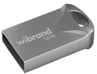 Флеш накопитель USB 32Gb Wibrand Hawk, Silver, USB 2.0 (WI2.0/HA32M1S)