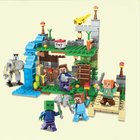 Конструктор Minecraft SJ81005 База на водопаде 4в1 310 деталей Майнкрафт MineWorld My World
