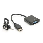 Перехідник адаптер HDMI M папа - VGA F мама 0,1m 4K/2K Voltronic