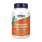 Калій + йод NOW Potassium plus Iodine 180 таблеток