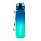 Спортивна пляшка для води UZSPACE Uzspace Frosted Gradient Waterbottle 3026 500 мл Синьо-зелена