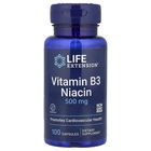 Ніацин Вітамін B3 (Niacin Vitamin B3) 500 мг 100 капсул (LEX-37210)