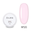 Гель моделирующий DARK Smart Builder Gel №20 молочно-розовый 15 мл