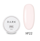 Гель моделирующий DARK smart builder gel №22 нежный розовый 15 мл