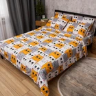 Комплект постельного белья Moon&Star Бязь Gold Люкс Kitty Dreams Полуторный 143х210 наволочки 2х40х60 (MS-820014225)