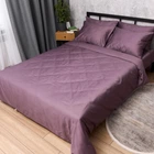 Комплект постельного белья Moon&Star Сатин Premium Velvet Plum Евро 200х220 наволочки 4х50х70 (MS-820016813)