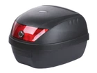 Кофр (багажник) для мотоцикла задній TT AGRO MOTO YM-0807 (V-28L) 39.5×39.5×30 чорний з червоним