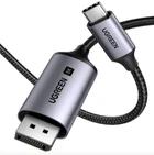 Кабель UGREEN USB-C to DisplayPort 8K Cable 60Hz 32.4Gbps 2m Black (25158)