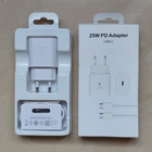 Зарядное устройство 25W блок + кабель Type C (3 ампер) EP-TA800, QC3, Быстрая зарядка для самсунга