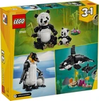 Будівельні блоки LEGO 31165, Дикі тварини - родина панд, Іграшки для хлопчиків та дівчаток, Подарунок до Дня захисту дітей, Декоративний елемент для демонстрації