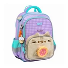 Рюкзак шкільний ортопедичний для першокласника Yes S-72 Pusheen Summer, для дівчаток, бузковий (550276)