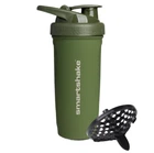 Шейкер спортивный SmartShake металлический Reforce Stainless Steel 30oz/900ml Army Green