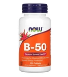 Вітамін В-50 комплекс Now Foods (Vitamin B-50) 1000 мг 100 таблеток