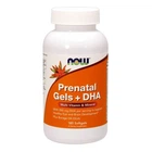Мультивітаміни Prenatal Gels + DHA, Now Foods, для вагітних і матерів-годувальниць, 180 капсул