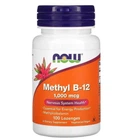 Вітамін В-12 метил Now Foods (Methyl B-12) 1000 мкг 100 льодяників