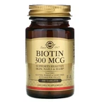 Биотин Solgar (Biotin) 300 мкг 100 таблеток