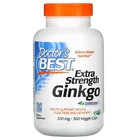 Натуральна добавка Doctor's Best Extra Strength Ginkgo 120 мг Капсули
