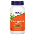 Пажитник Now Foods Fenugreek 500 мг Капсули