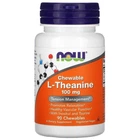  Теанин, Chewables L-Theanine Now Foods 100 мг 90 леденцов