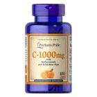 Вітамін C з біофлавоноїдами та екстрактом шипшини C-1000 mg with bioflavonoids and wild rose hips 1000 мг Puritan's Pride, 100 таблеток