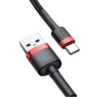 Кабель Baseus cafule Cable USB For Type-C 3A 1M Red+Black