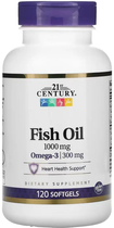 Риб'ячий жир 21st Century Fish Oil 1000 mg 120 гел капс