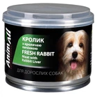 Вологий корм для собак AnimAll з кролем та кролячою печінкою