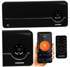 Повітряна фіранка 2000 Вт з Wi-Fi для дому 50x18x13 см чорна KAMINER HM-0573