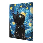 Картина по номерам Riviera Blanca Kitten's Night 40x50 см (RB-1222)
