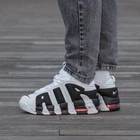 Кросівки чоловічі Air More Uptempo Low White Black Red 41 (2293-1312021)