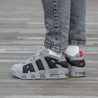 Кросівки чоловічі Air More Uptempo Low Grey Black Red 43 (2342-1312003)
