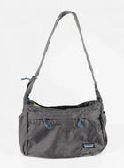 Велика сумка-трансформер через плече Patagonia Courier Bag. Сумка 2в1 патагонія сірий.