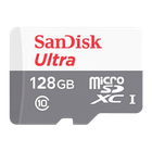 Карта памяти SanDisk 128 GB microSDHC UHS-I Ultra + SD adapter SDSQUNR-128G-GN3MA