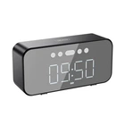 Акустична система XO F41 Mirror Clock Bluetooth Speaker Чорна