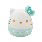 Мягкая игрушка Squishmallows Hello Kitty 20 см изумрудный плюш
