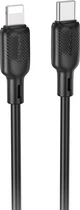 Кабель Borofone BX113 Lenny PD silicone charging data cable iP 1 м Black (6941991115370)