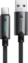 Кабель Acefast C19-04 USB-A to USB-C fast charging data cable Black (6974316284482)