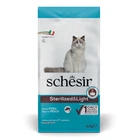 Сухой корм Schesir Sterilised Light Fish