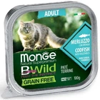 Влажный корм Monge BWild Adult Треска 100 г