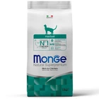 Сухий корм для кішок Monge Cat Hairball зі смаком курки, кукурудзи та рису