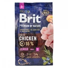 Сухой корм Brit Premium Junior S для щенков и молодых собак мелких пород со вкусом курицы