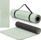 Коврик спортивный Actiget TPE для йоги и фитнеса 183 x 61 x 0.6 см Mint/Black (ACT0022)