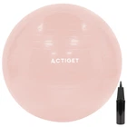 М'яч для фітнесу (фітбол) Actiget 65 см з насосом Light Pink (ACT0143)