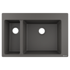 Кухонна мийка HANSGROHE 43315290, сірий, прямокутна, 77x51 см