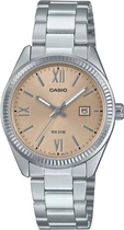 Женские наручные часы Casio LTP-1302DD-4A2, кварцевые, стальной браслет, водозащита 50 м