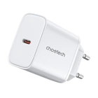 Сетевое зарядное устройство Choetech PowiX USB-C PD 45W Mini White (PD3042-EU-WH)