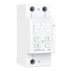 Реле напруги ZUBR D2-40, 1ф, 40А, 2мод, вольтметр, мін. напр., макс. напр, термозахист (ZUBR D2-40)