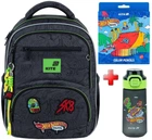 Рюкзак школьный Kite Education Hot Wheels HW26-773M подарок бутылка и карандаши (на рост ребенка 130-145 см)