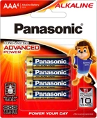Батарейки Panasonic Alkaline Power щелочные AAA блистер, 4 шт (LR03T/4B)